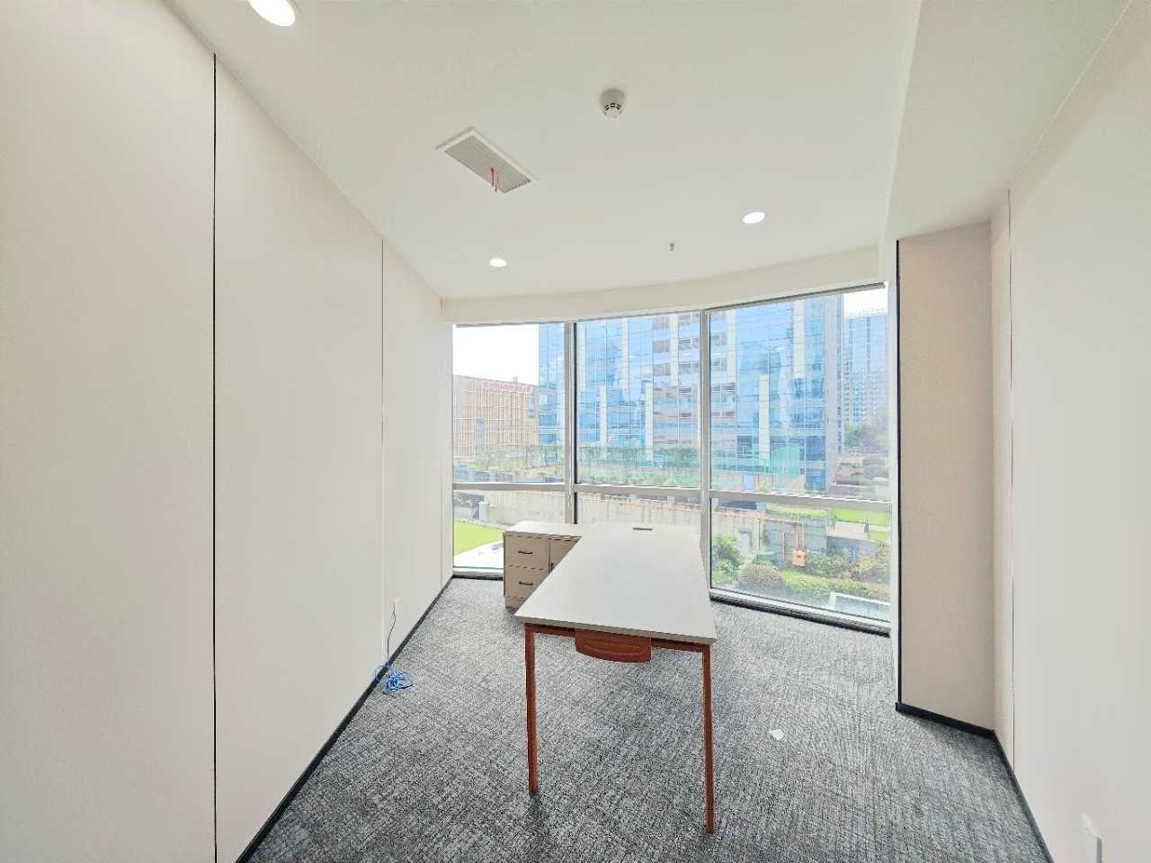 高新区孵化园三线交汇 核心CBD 290平 5隔间20工位 采光巴适 24小时空调含能耗费 视野巴适 嘉润国金办公室出租