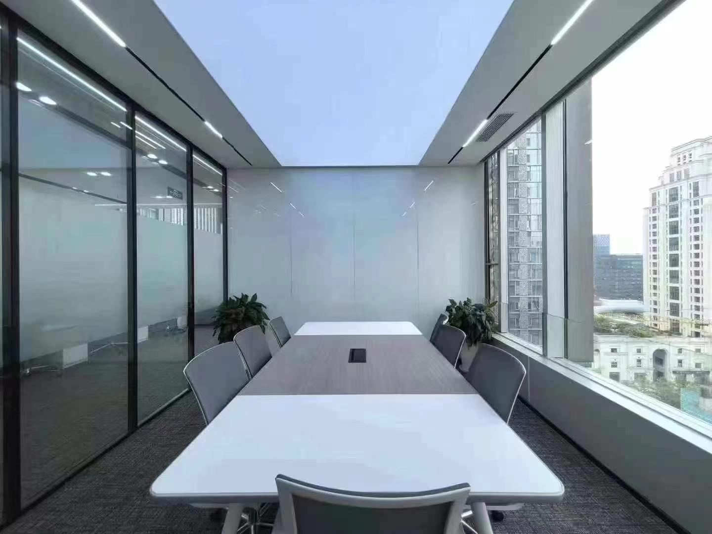 金融城甲写 248平方 4隔间20工位 精装带家具 双面采光 户型方正 中航国际广场办公室出租