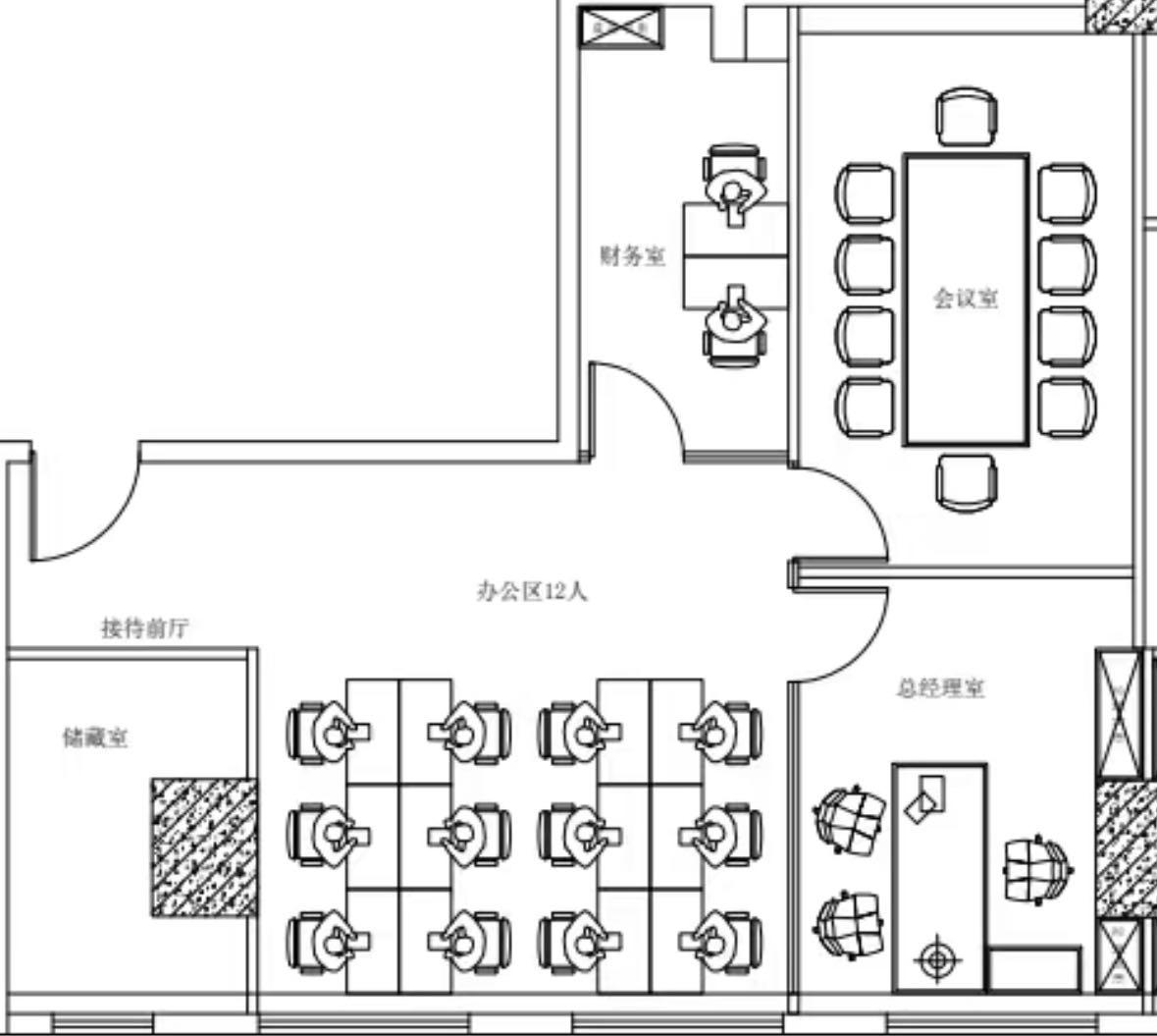 春熙路/东门大桥地铁几百米 139平方 3隔间16工位 高区采光巴适 市中心喜年广场办公室出租