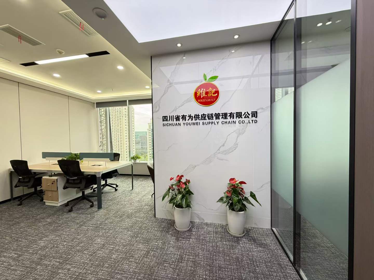 高新区金融城创业小户型 1隔间6工位 带家具 老板间工区均有采光 中航国际广场办公室出租