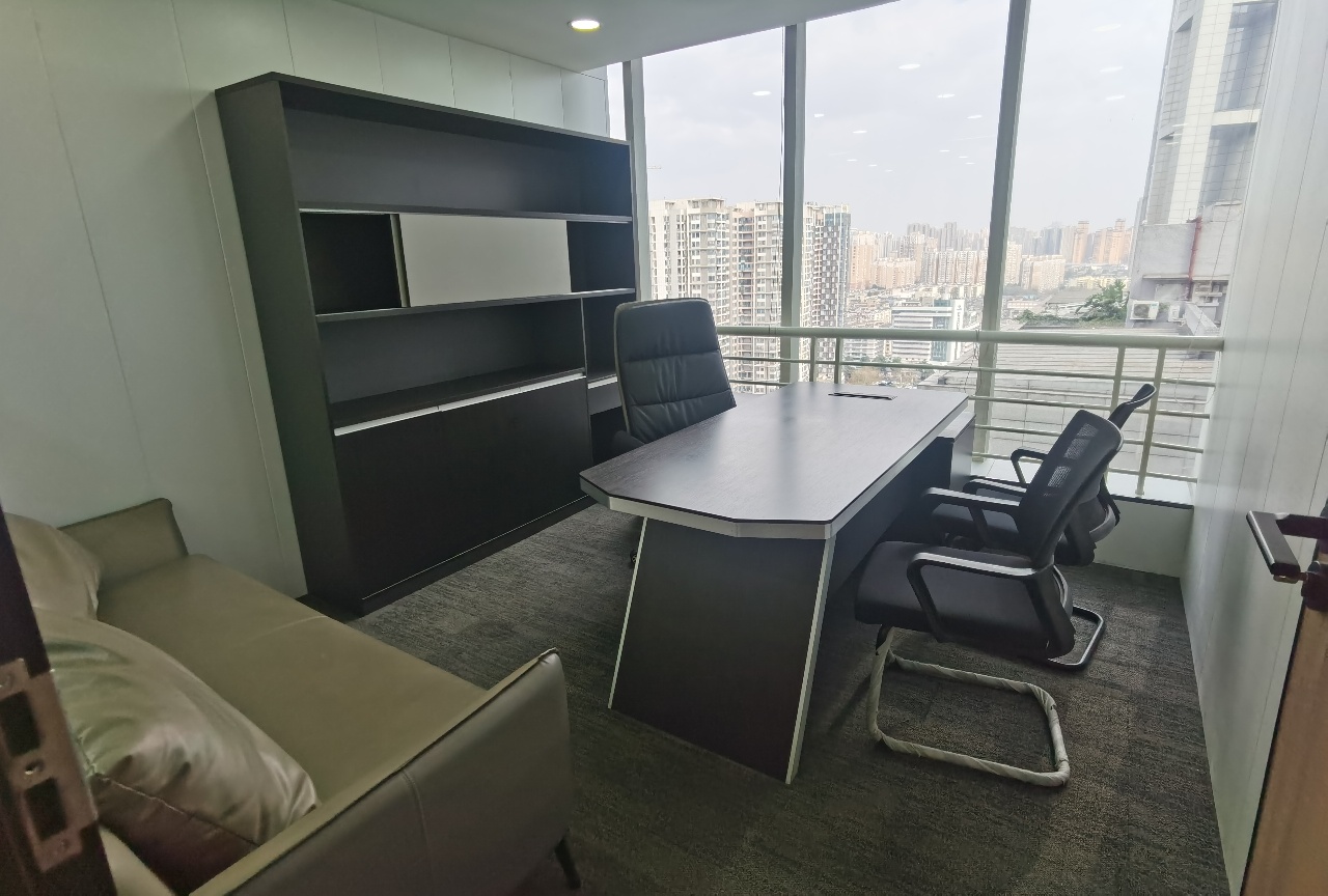 市中心东门大桥地铁口 128平 3隔间10个工位 小户型双面采光 24小时空调 东方广场办公室出租